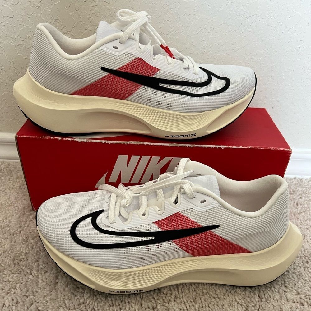 Nike Zoom Fly 5 Low Eliud Kipchoge White Running Shoes